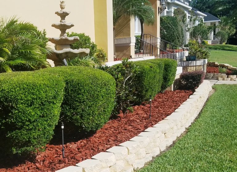 Mulch installation service